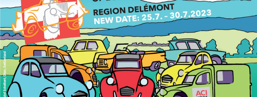 24th World Meeting of 2CV Friends 2023 Switzerland
