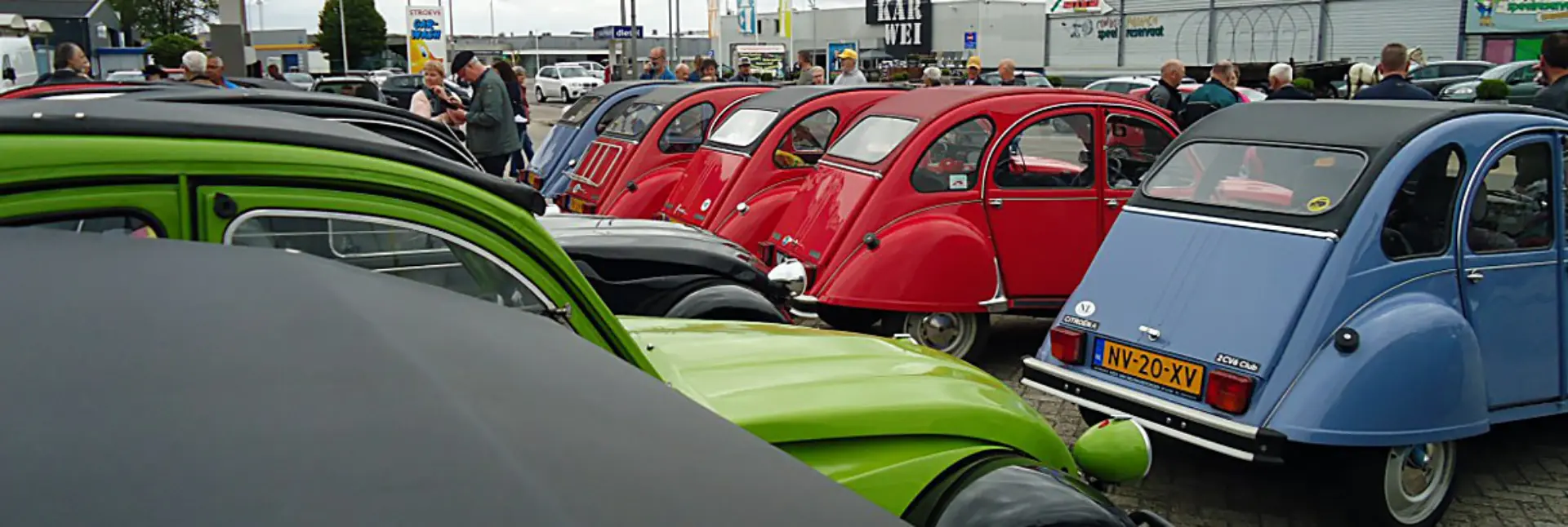 Aantal 2CV's in Nederland